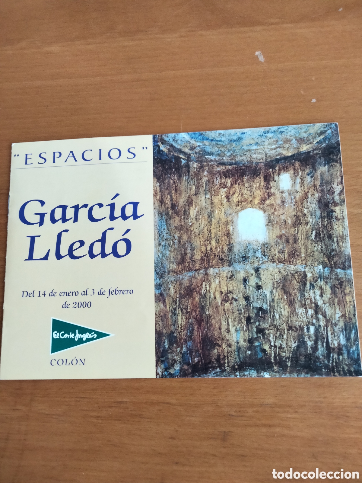 Art: Espacios, cat&agrave;leg exposici&oacute; pintura, Garc&iacute;a Lled&oacute;