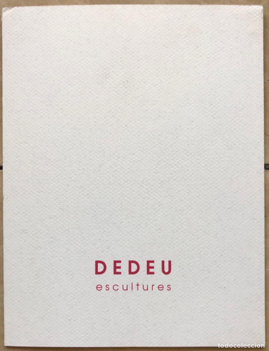 Arte: Expo. de Jordi DEDEU, escultures - 1993 - GALER&Iacute;A Tres d'Oros - Tr&iacute;ptico - PALMA ( MALLORCA)
