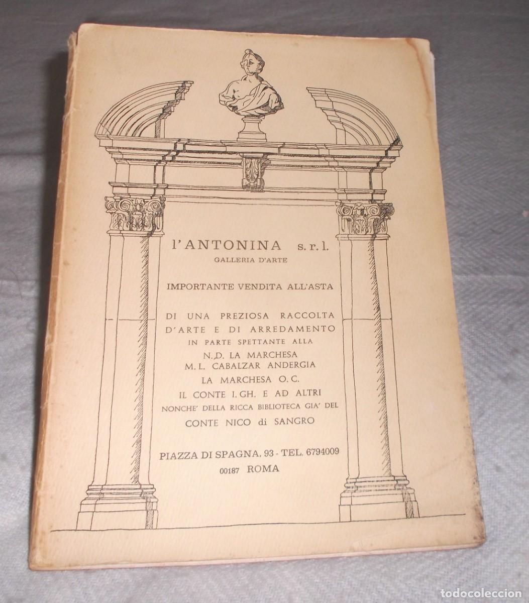 Art: L'Antonina s.r.l Galleria d'arte Roma a&ntilde;o 1972