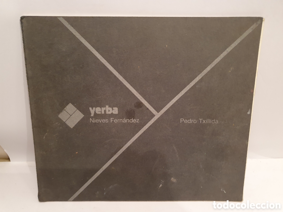 Arte: PEDRO TXILLIDA. GALER&Iacute;A YERBA 1988. NIEVES FERNANDEZ. CATALOGO PINTURA.