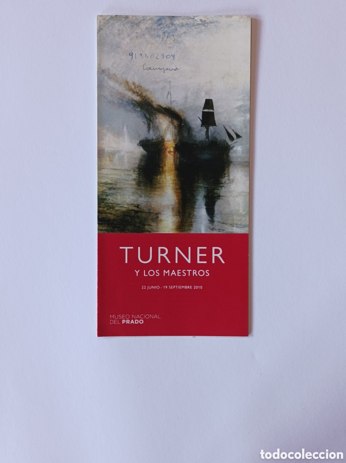Arte: TURNER Y LOS MAESTROS. PROGRAMA EXPOSICI&Oacute;N MUSEO DEL PRADO. 2010. - Foto 1
