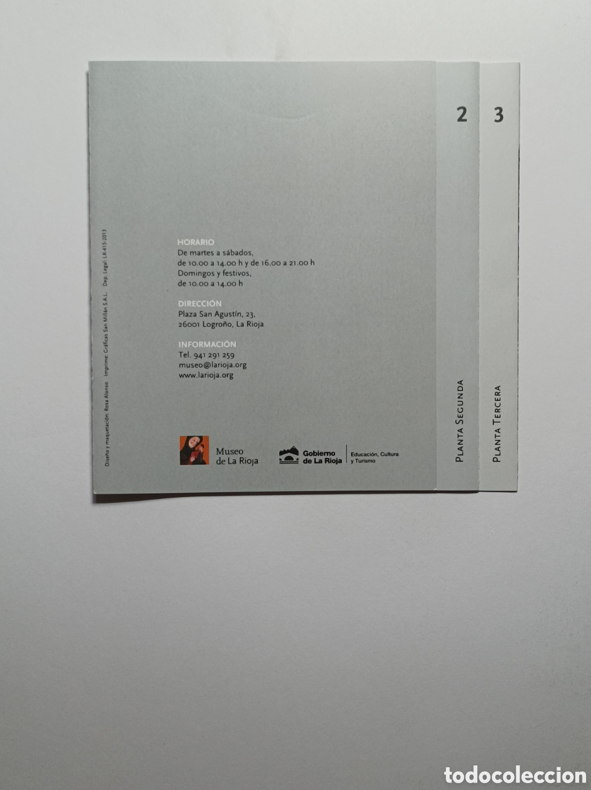 Arte: MUSEO DE LA RIOJA. PROGRAMA EXPLICATIVO GUIA. - Foto 2