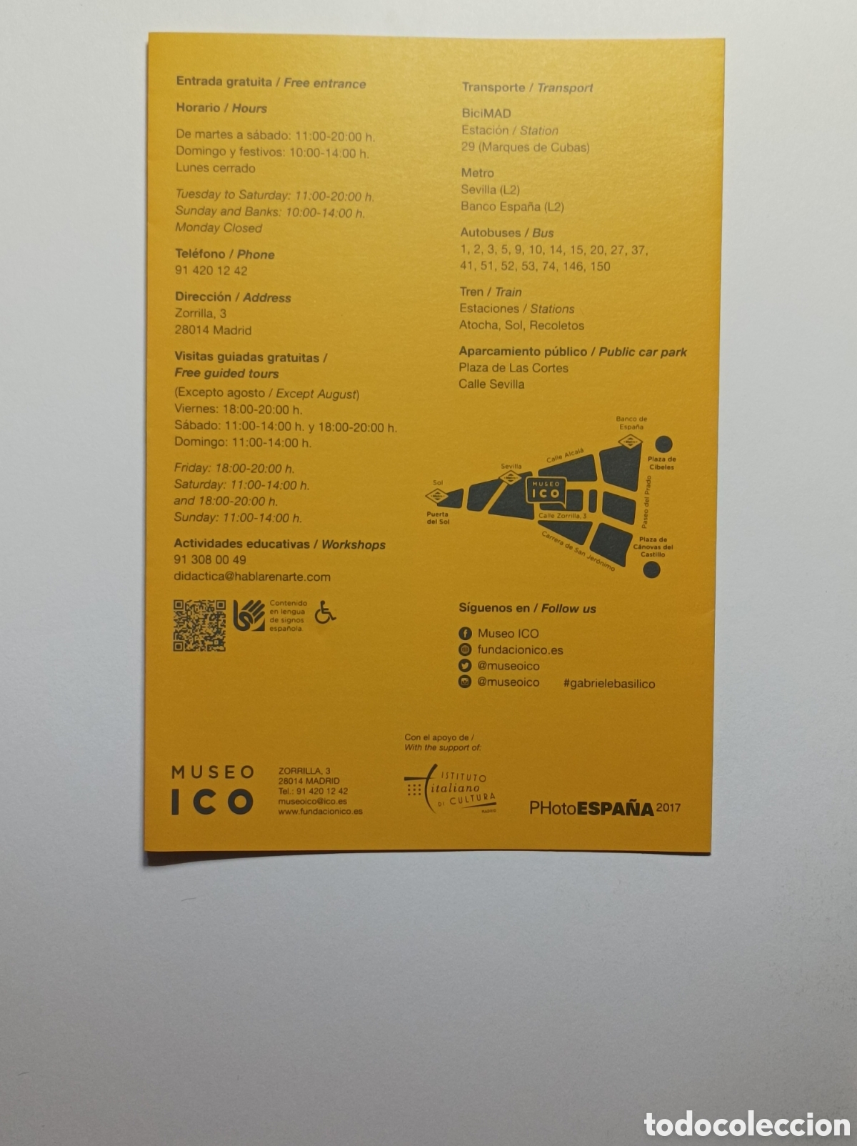 Arte: GABRIELE BASILICO. PROGRAMA EXPLICATIVO EXPOSICI&Oacute;N MUSEO ICO. - Foto 2