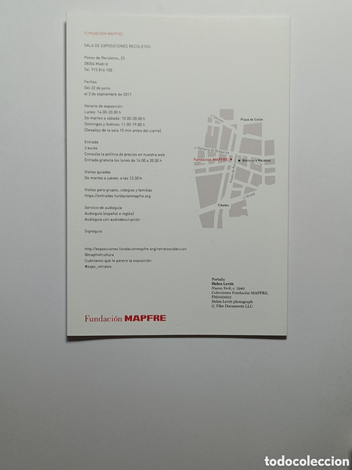 Arte: RETRATOS. PROGRAMA EXPLICATIVO EXPOSICI&Oacute;N FUNDACI&Oacute;N MAPFRE. 2017. - Foto 2