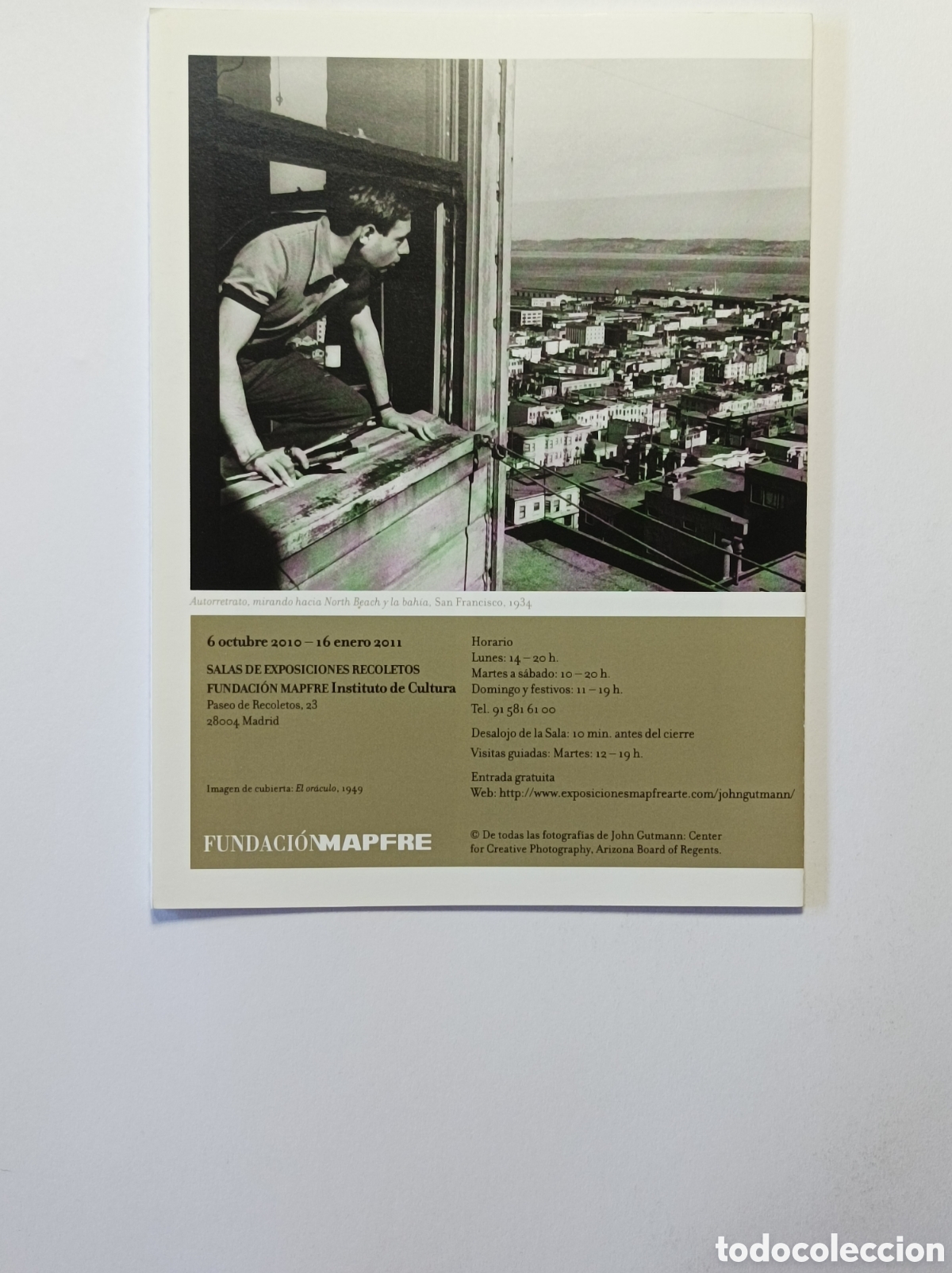 Arte: JOHN GUTMANN. PROGRAMA EXPLICATIVO EXPOSICI&Oacute;N FUNDACI&Oacute;N MAPFRE. 2011. - Foto 2