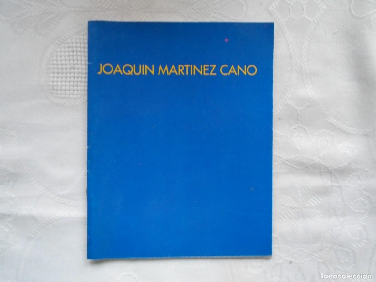 Arte: JOAQU&Iacute;N MART&Iacute;NEZ CANO. CAT&Aacute;LOGO DE EXPOSICI&Oacute;N. 1996. - Foto 1