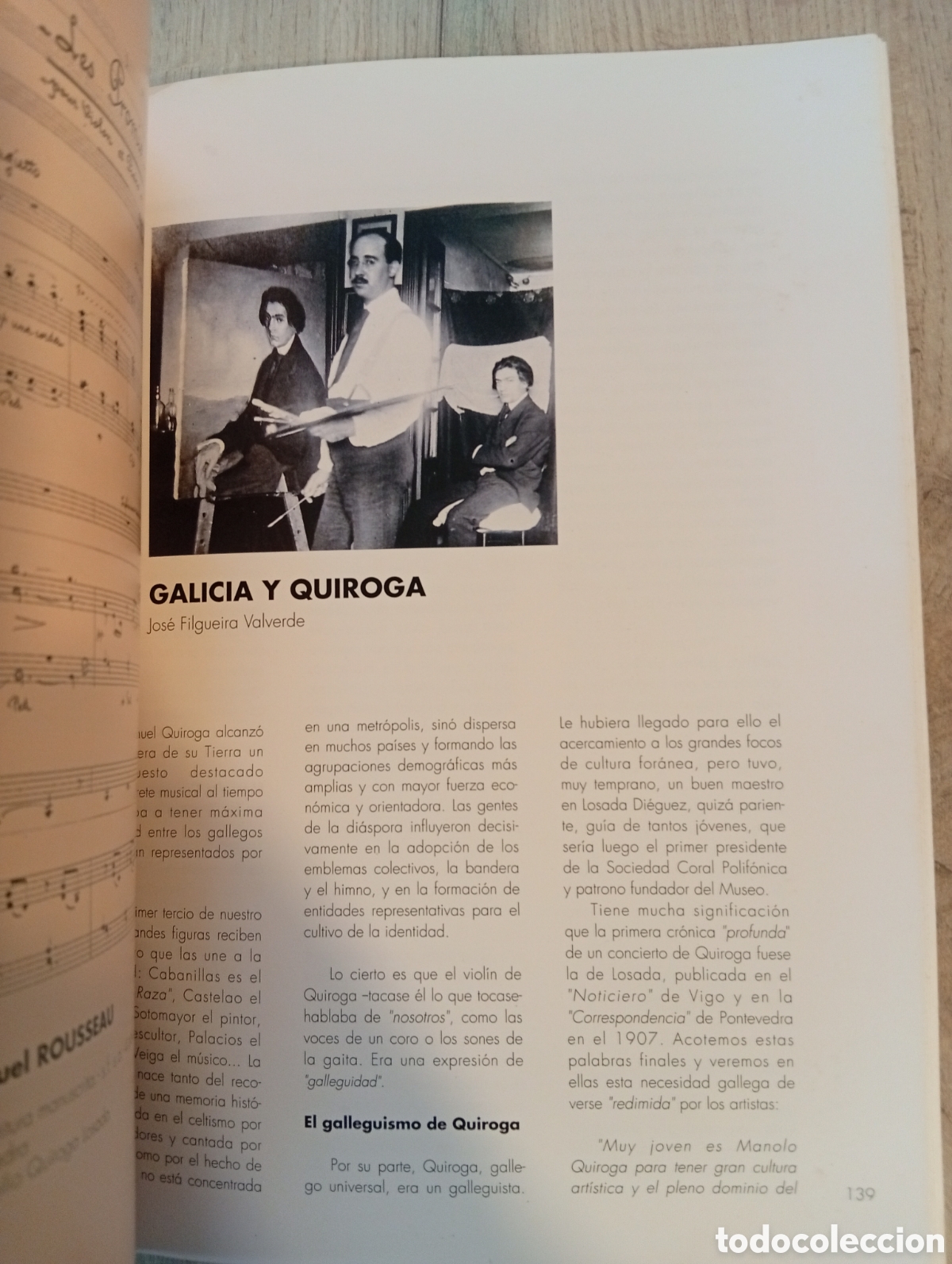 Arte: Libro catalogo Manuel Quiroga Losada - Foto 2