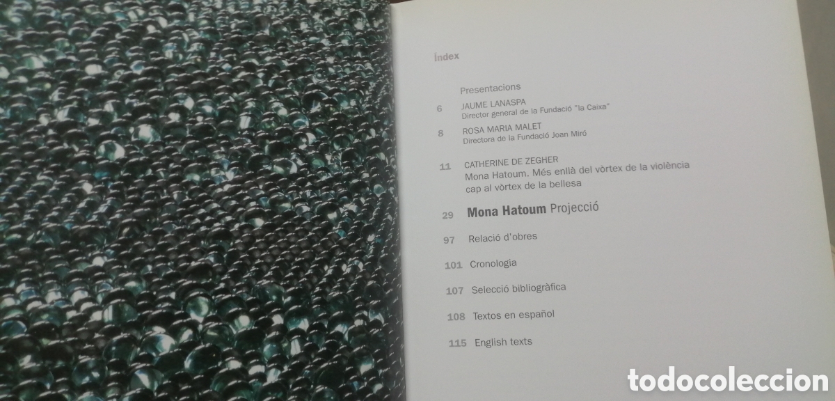 Arte: Mona Hatoum Projecci&oacute; Textos multiling&uuml;es en catal&aacute;n espa&ntilde;ol e ingl&eacute;s - Foto 4