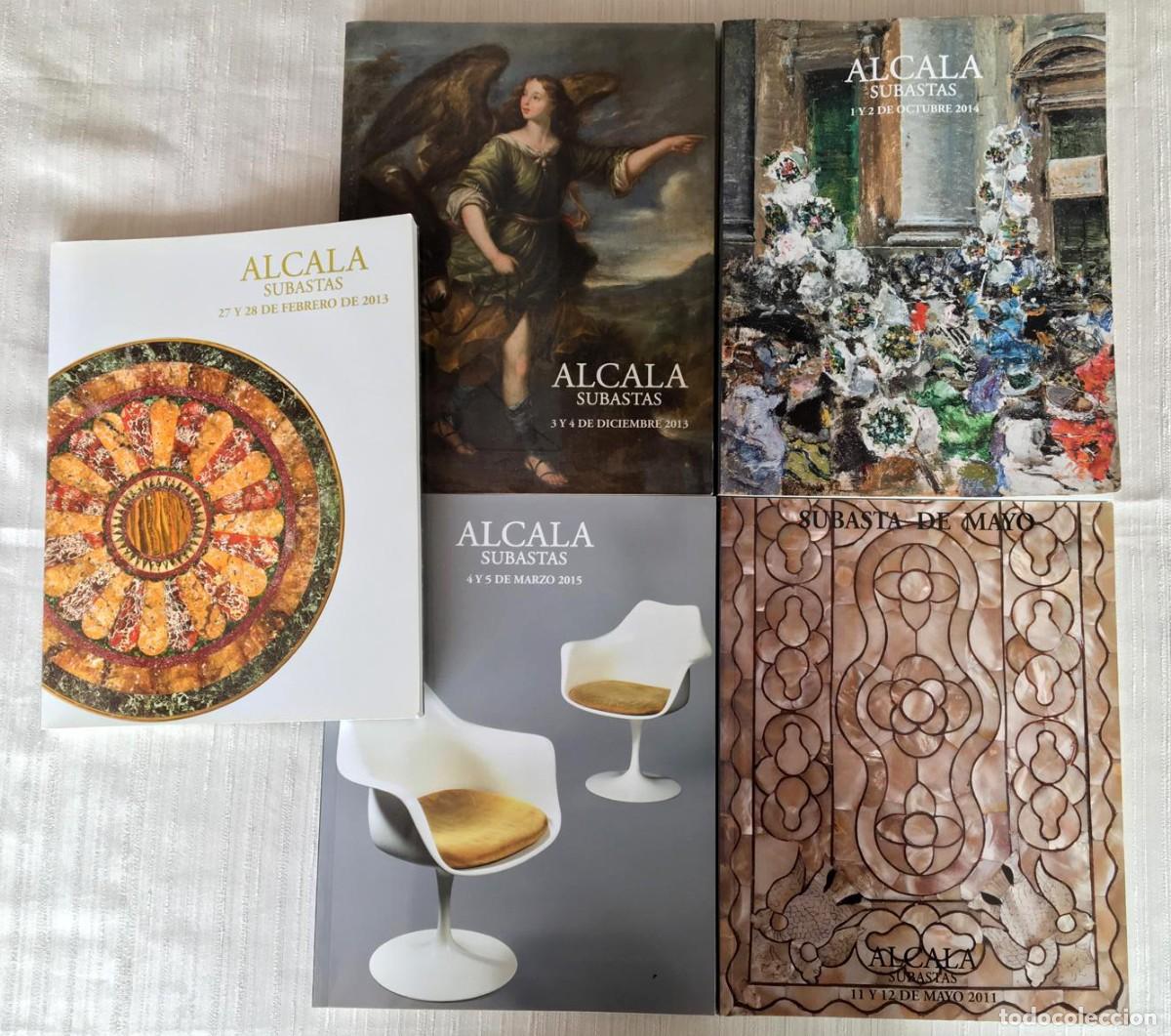 Arte: Lote de 5 cat&aacute;logos de subastas Alcal&aacute; - Foto 1