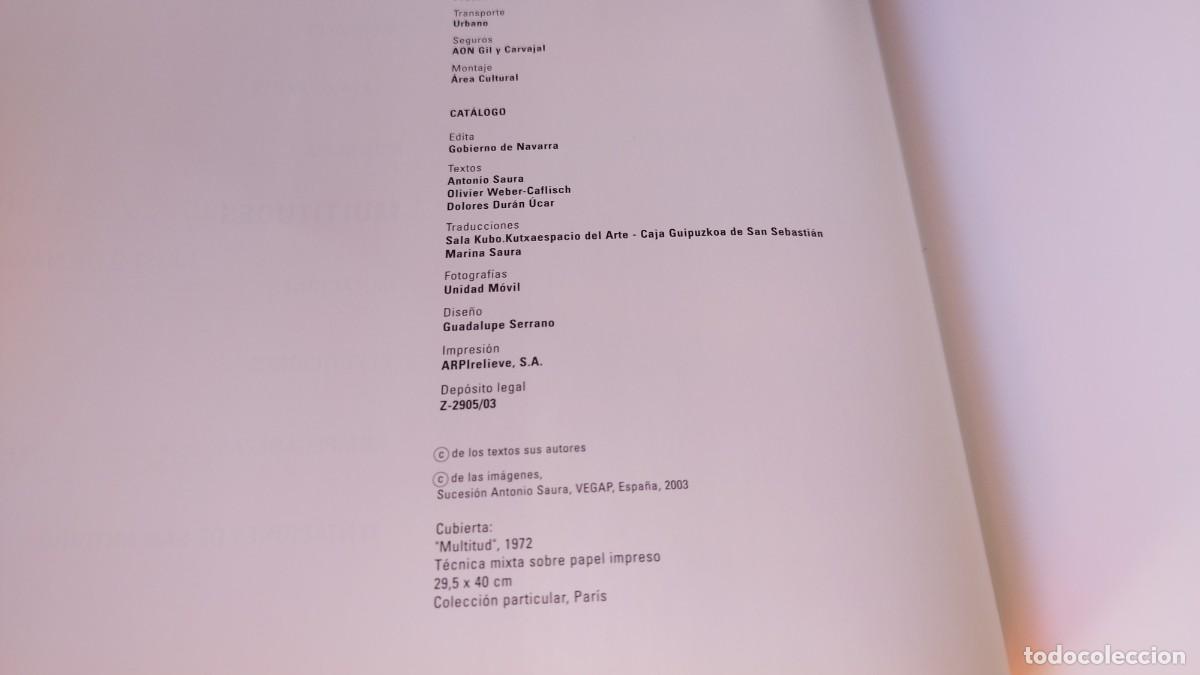 Arte: SAURA MULTITUDES / / 2004 / / Z 703 / MUSEO DE NAVARRA - Foto 7