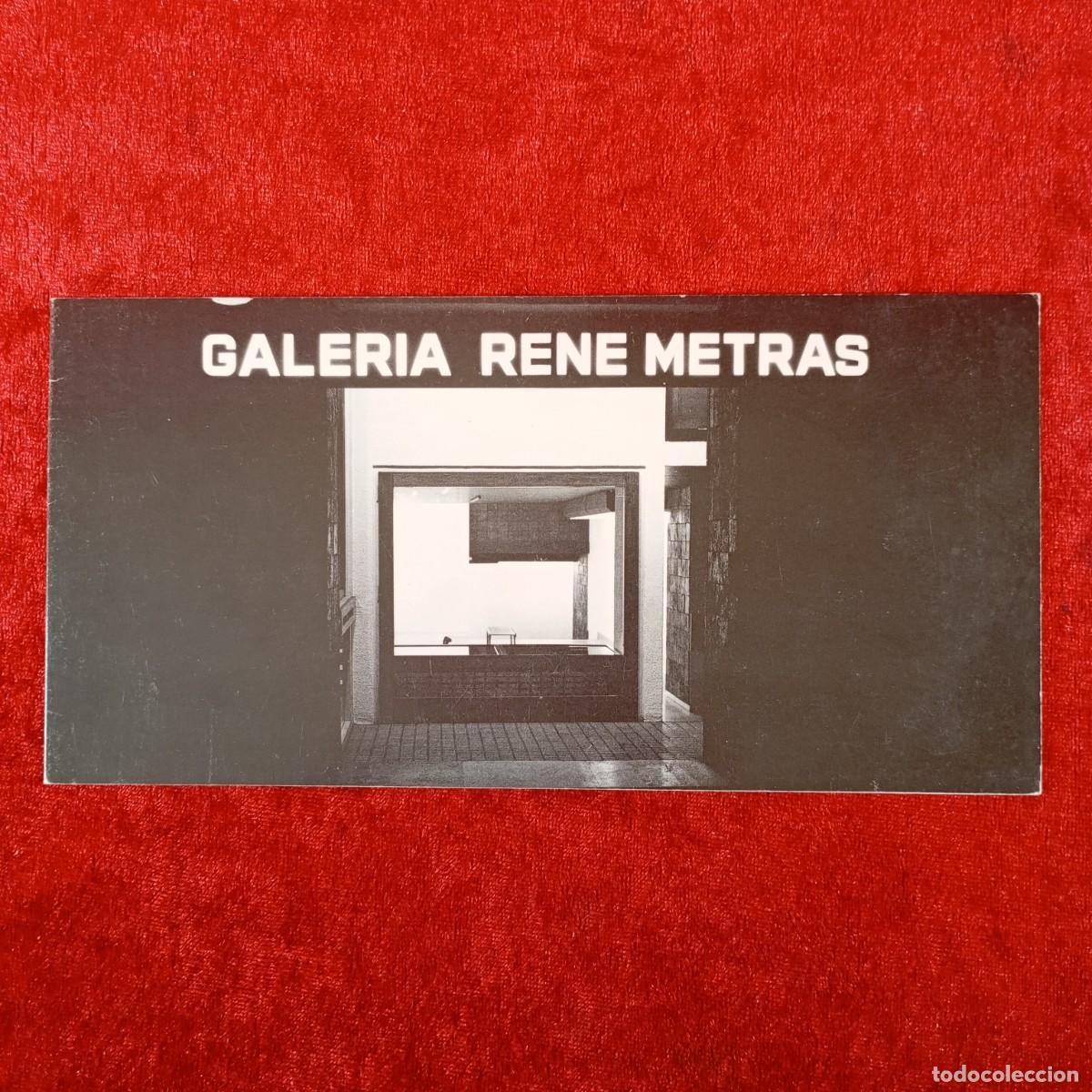 Art: PRESENCIES DEL NOSTRE TEMPS -AMOROS, DESCARGA...- GALERIA RENE METRAS -1991 - FOLLETO DE ARTE / 8924
