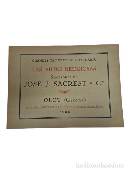 Kunst: Cat&aacute;logo Ilustrado de Figuras Art&iacute;sticas para Bel&eacute;n - Las Artes Religiosas, Olot - A&ntilde;o 1944