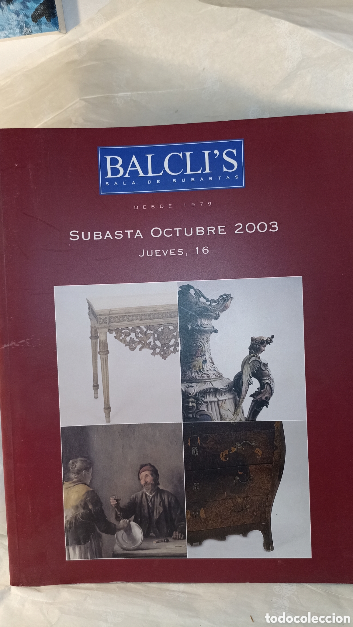 Arte: Lote 14 Cat&aacute;logos Subastas BALCLI&rsquo;S (2001-2004) - Colecci&oacute;n Impecable - Foto 4