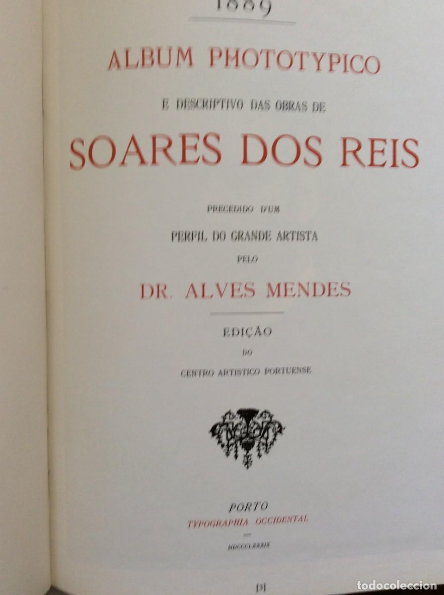 Arte: Album Phototypico e Descriptivo das Obras de Soares dos Reis