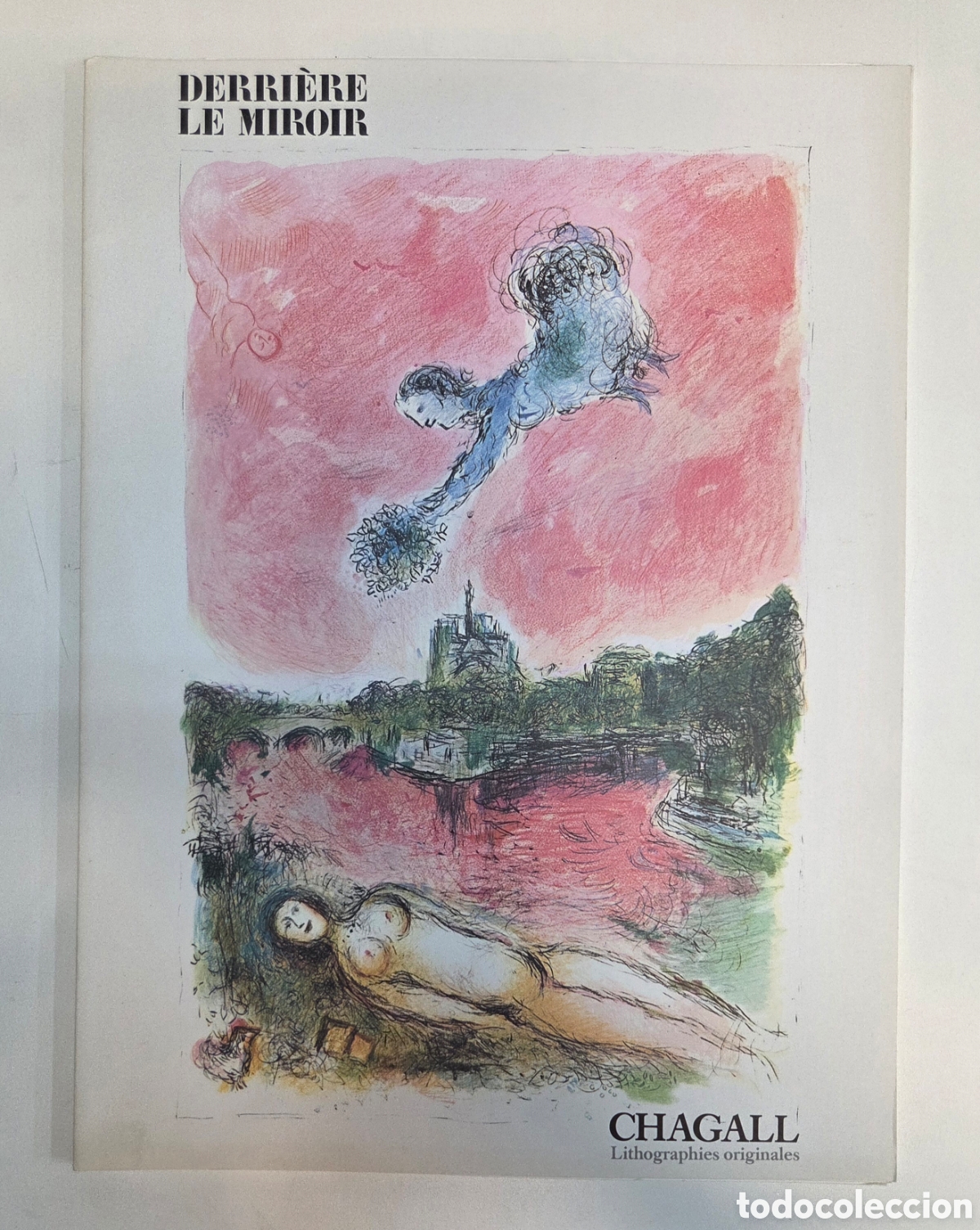 Arte: Marc Chagall. Derri&egrave;re Le Miroir 246. 1981