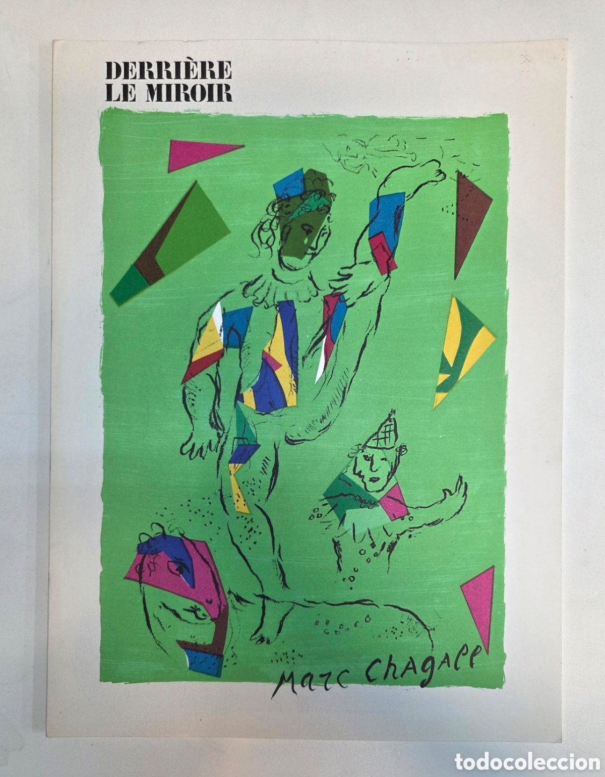 Arte: Marc Chagall. Derri&egrave;re le Miroir N&deg;. 235. 1979