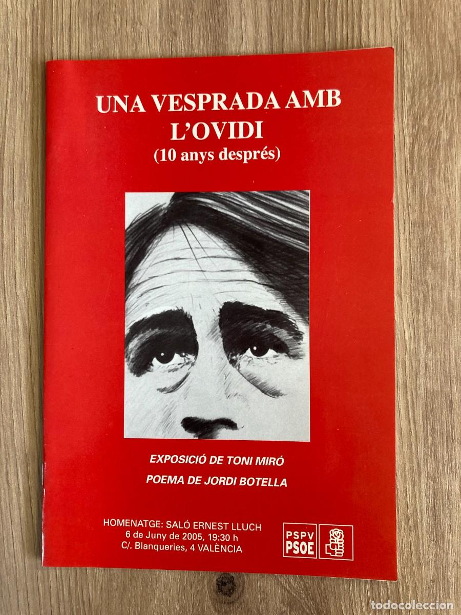 Arte: Una vesprada amb l'Ovidi 10 anys despr&eacute;s