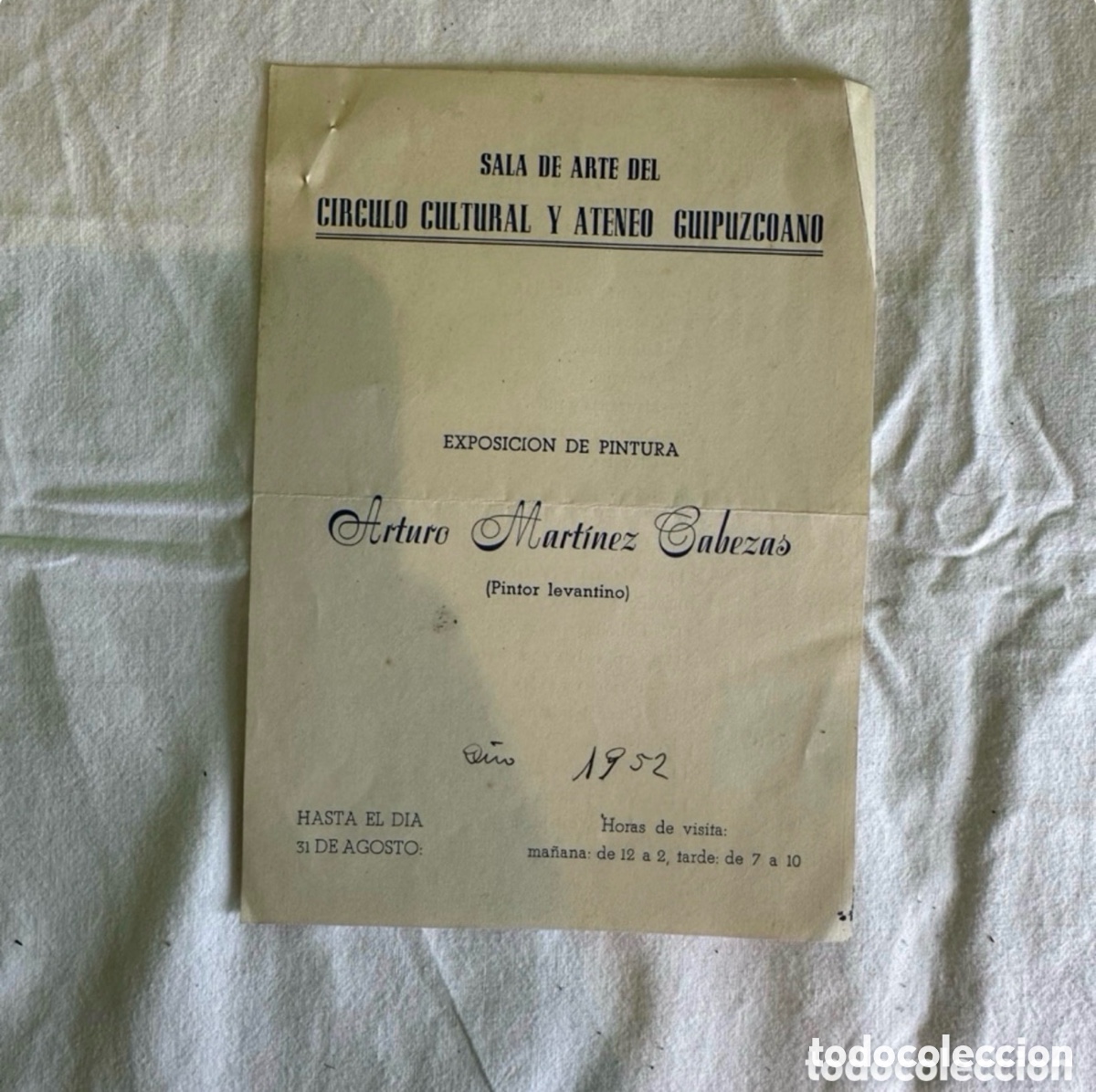 Arte: EXPOSICION DE PINTURA Arturo Martinez Cabezas