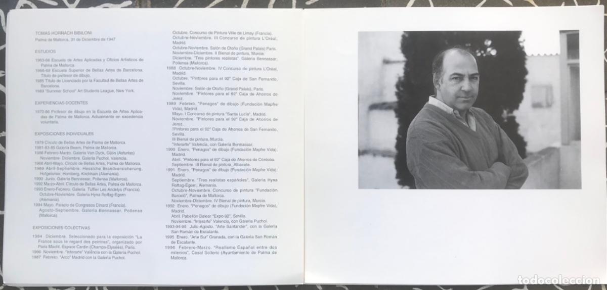 Arte: TOM&Aacute;S HORRACH BIBILONI (1947-2012) - 1996 - Cat&aacute;logo expo. con fotos de sus obras - hojas sueltas.