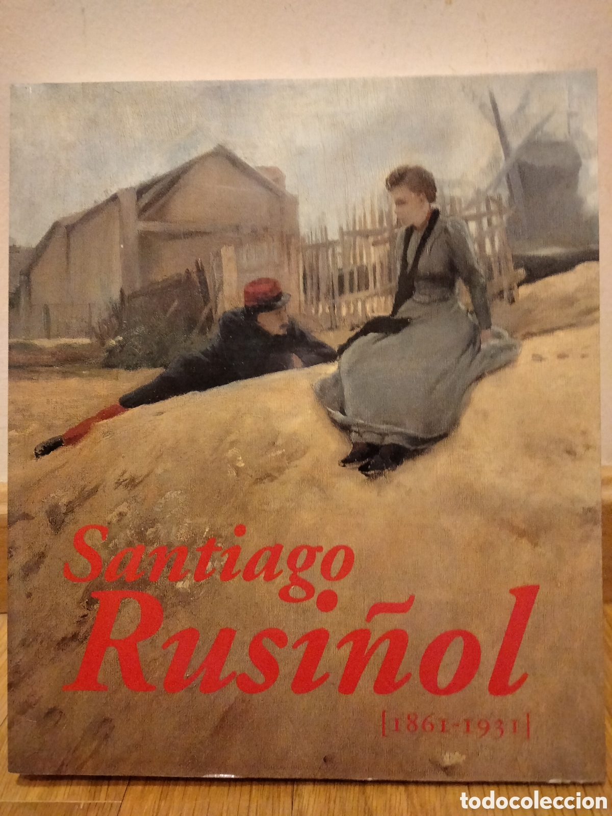 Arte: Santiago Rusi&ntilde;ol, 1861 - 1931, exposici&oacute;n MNAC, 1998, Madrid, Barcelona. 29x24,5cm