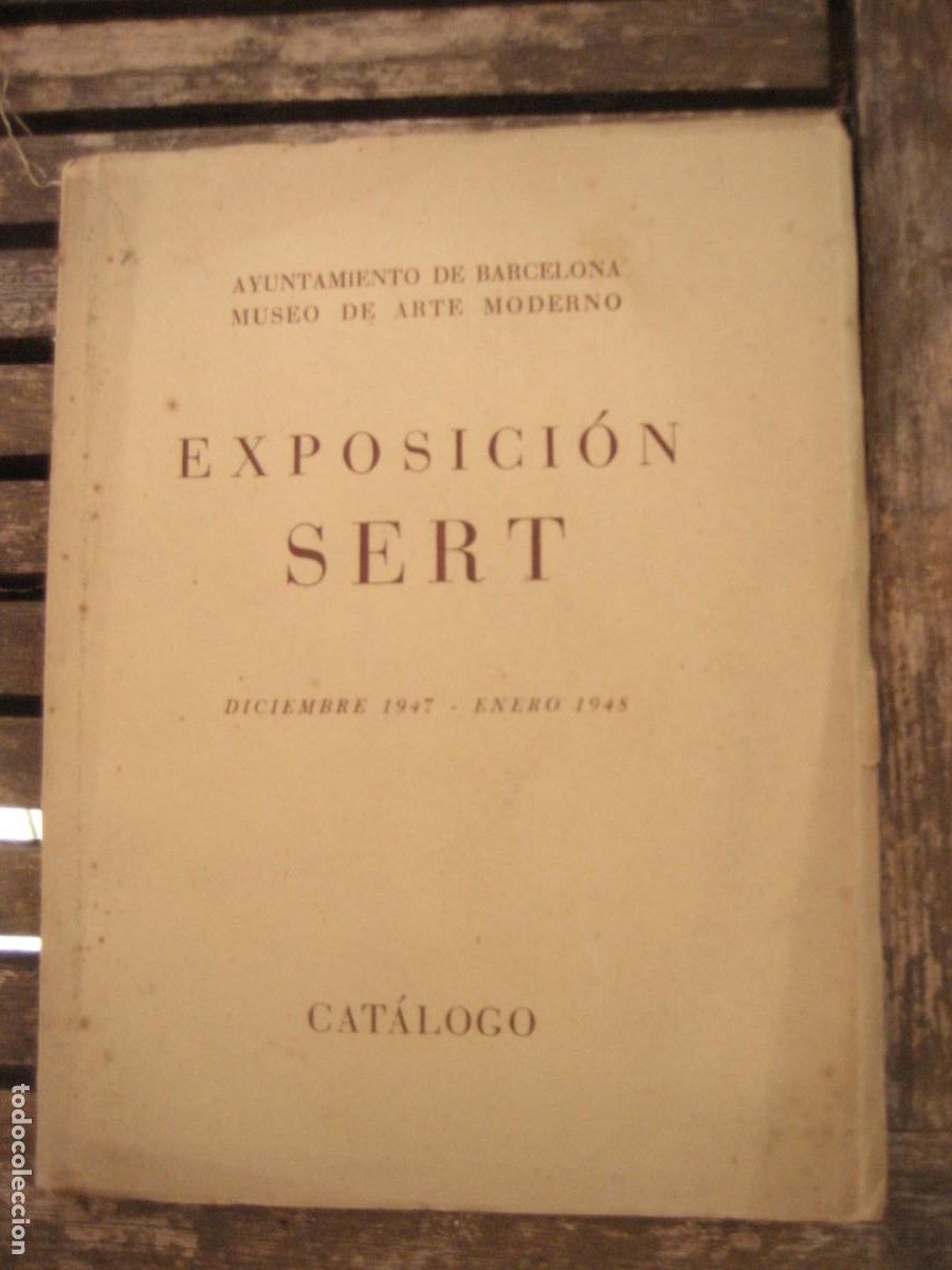 Arte: catalogo exposici&oacute;n SERT 1948 . ayuntamiento Barcelona