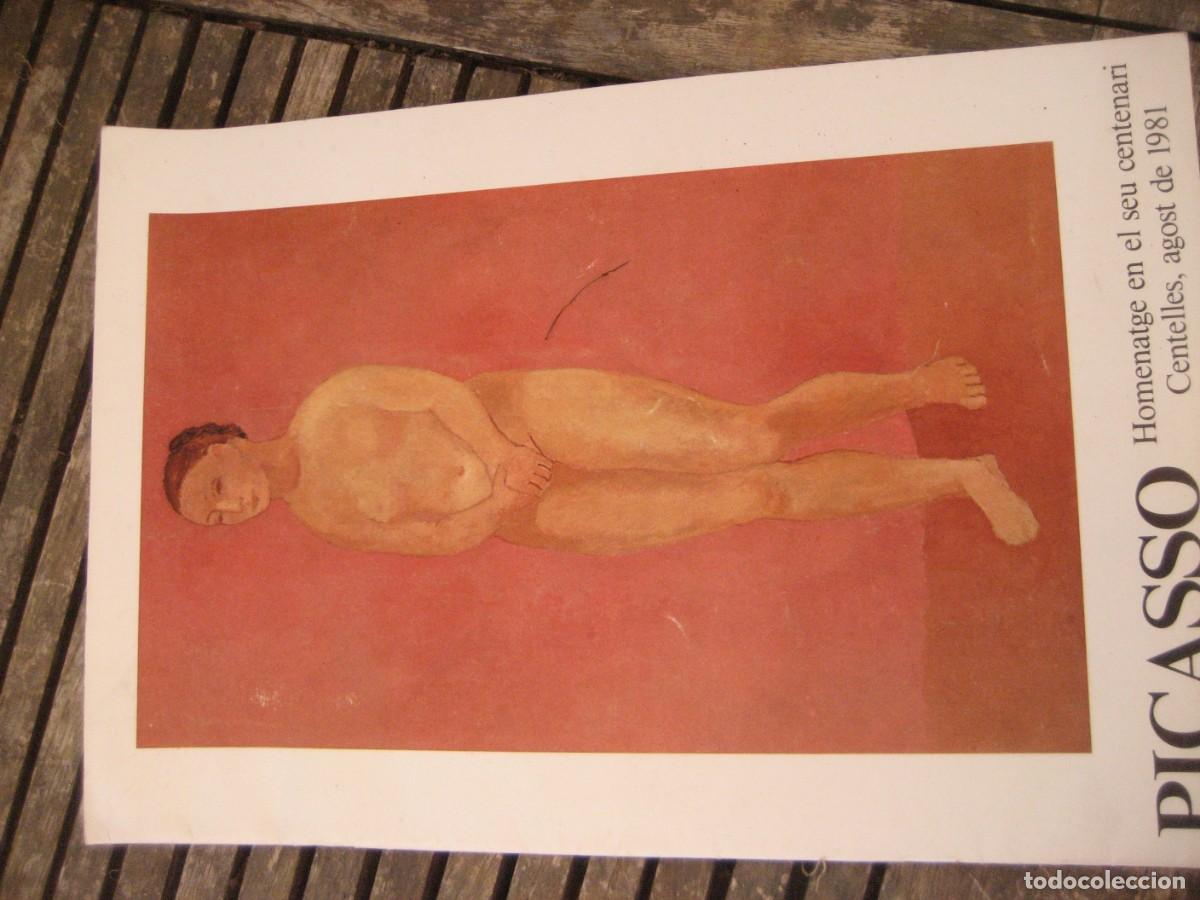 Arte: Picasso . catalogo . Homenatge en el seu centenari . centelles 1981