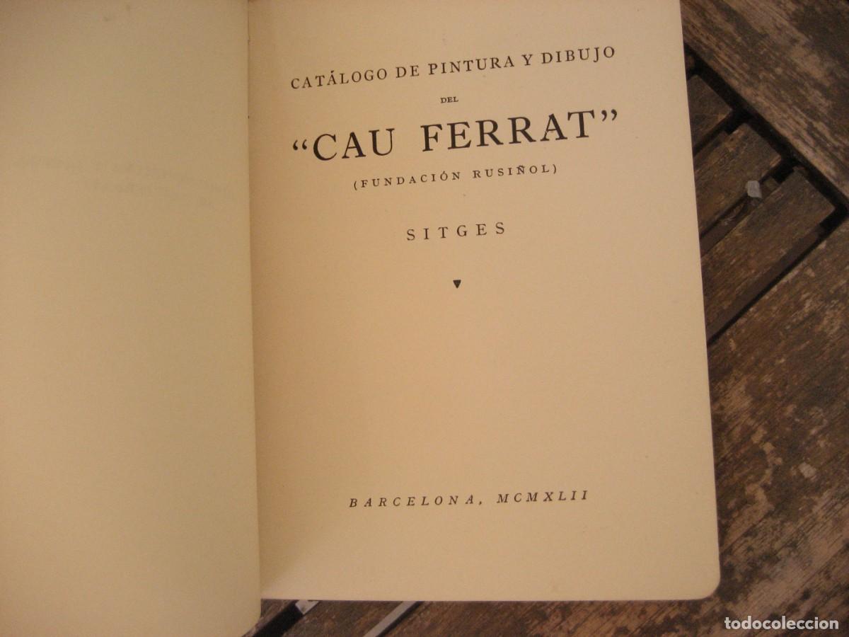 Arte: Catalogo pintura y dibujo Cau Ferrat . Sitges 1942 2 planos , ilustrado
