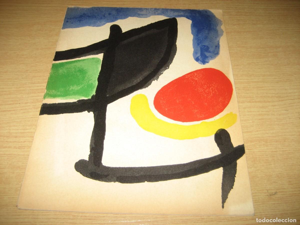 Arte: Catalogo de Joan Mir&oacute; . Sala Gaspar 1970 fotografia Catal&agrave; Roca