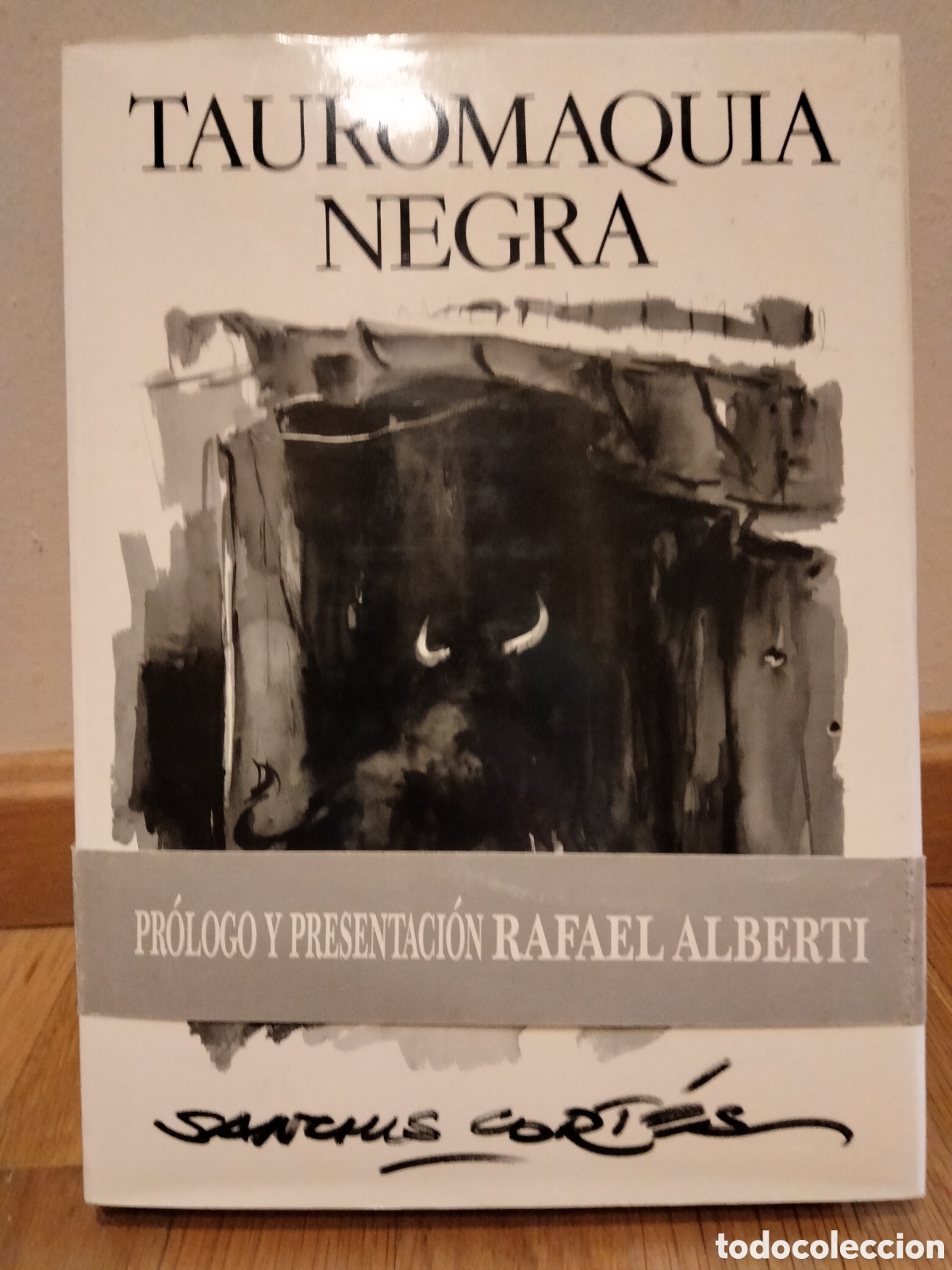 Arte: LIBRO TAUROMAQUIA NEGRA - ACUARELAS DE ALFREDO SANCHIS CORTES - 1992 -MURTA EDICIONES GRAFICUATRE