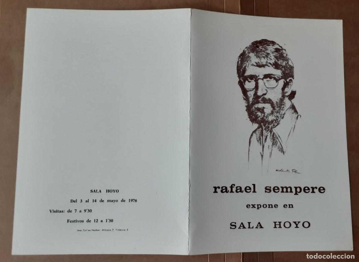 Arte: RAFAEL SEMPERE, SALA HOYO VALENCIA, MAYO 1976.