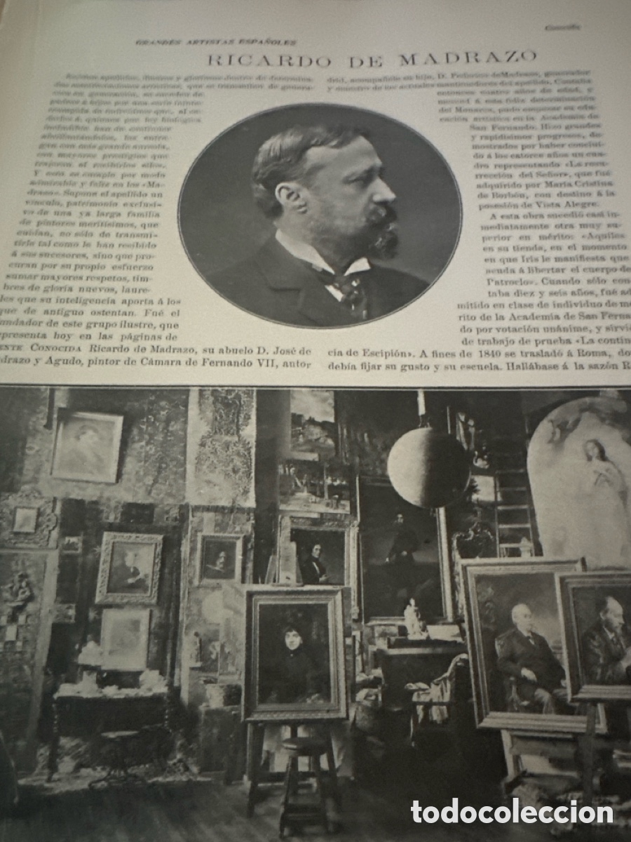 Arte: Ricardo de Madrazo y su estudio - Foto 1