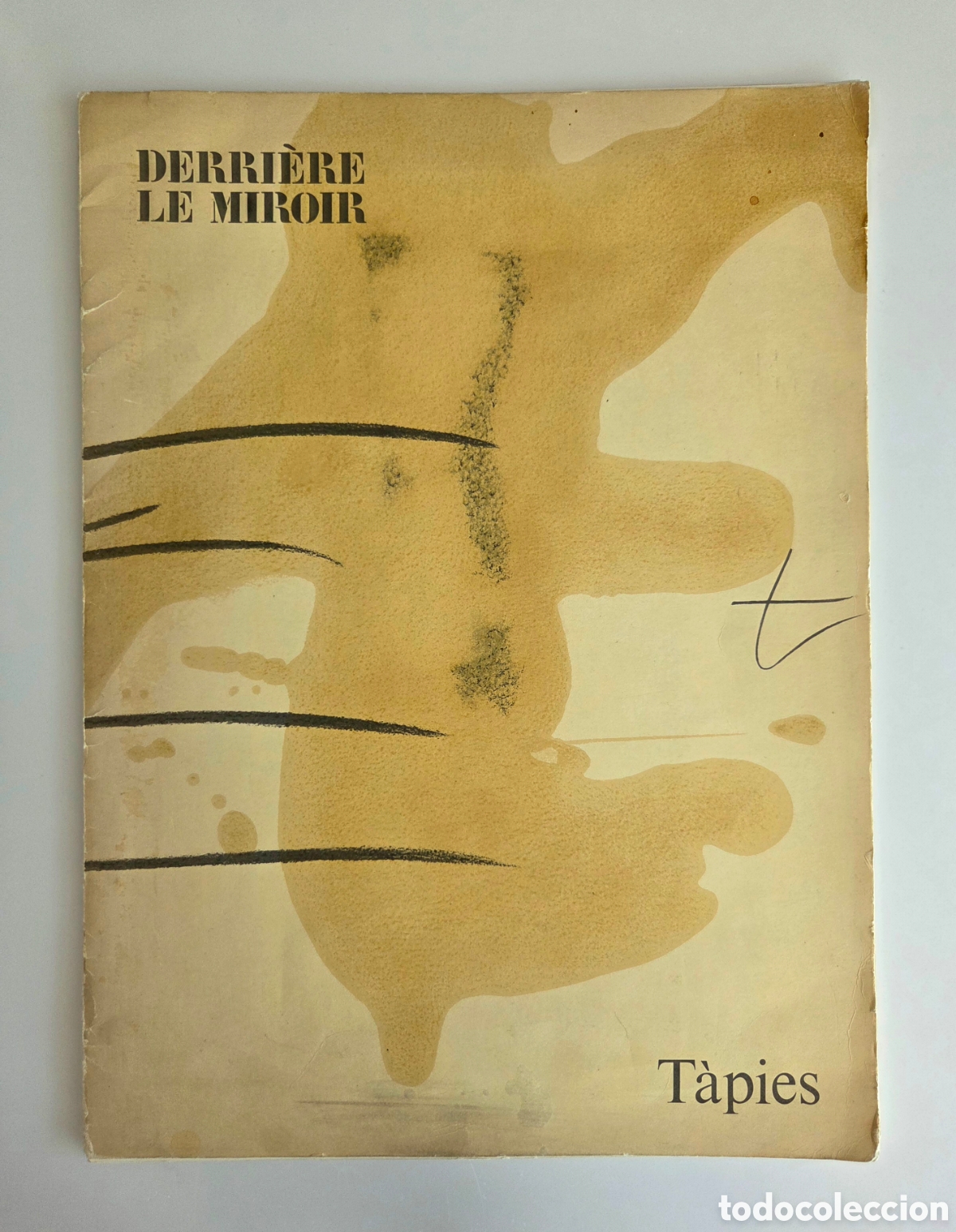 Arte: Antoni TAPIES. Derriere Le Miroir N&deg; 253. 1982.