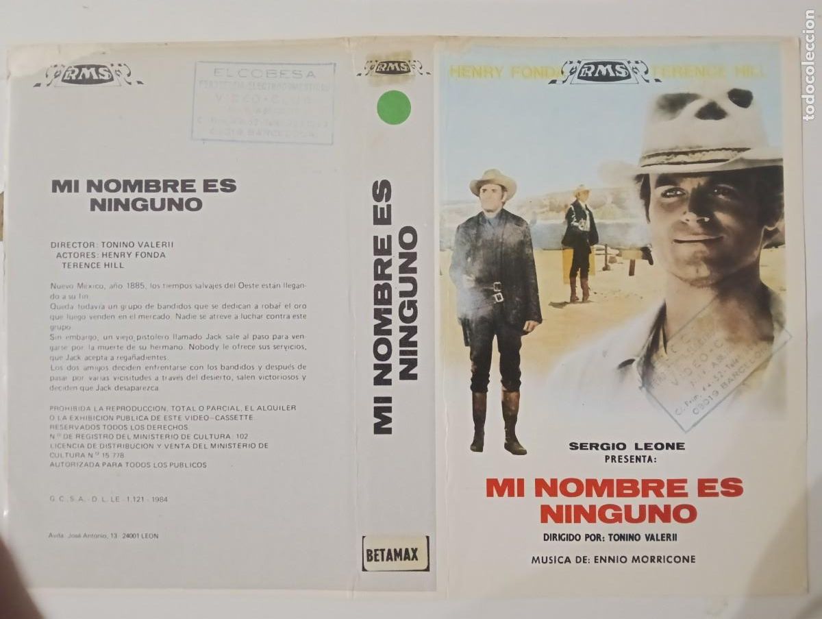 Arte: SUBASTA CARATULAS 071 - MI NOMBRE ES NINGUNO JIMAR BETA