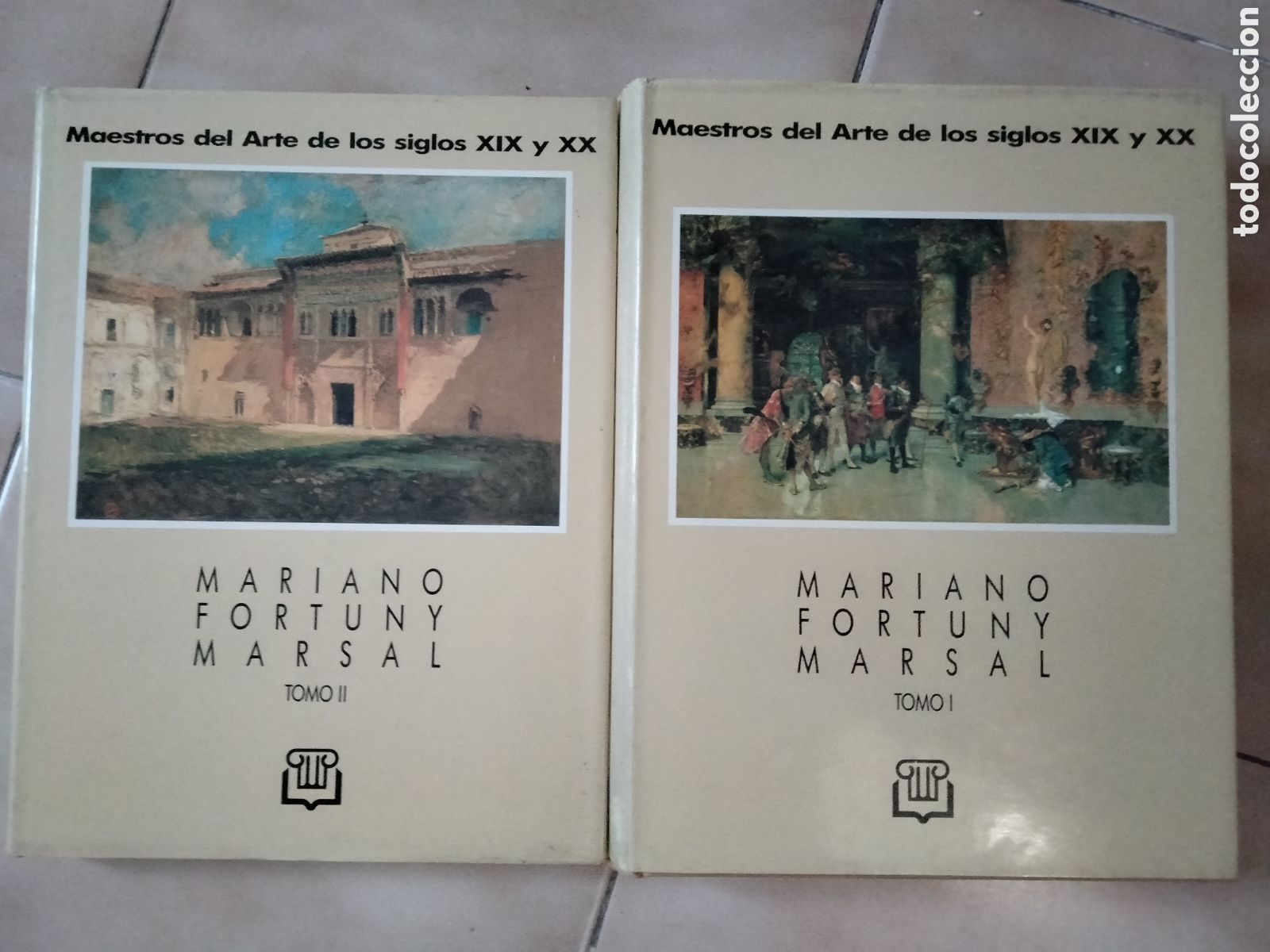 Arte: MARIANO FORTUNY MARSAL. DOS TOMOS. MAESTROS DEL ARTE DE LOS SIGLOS XIX Y XX. 381+220 PAG.
