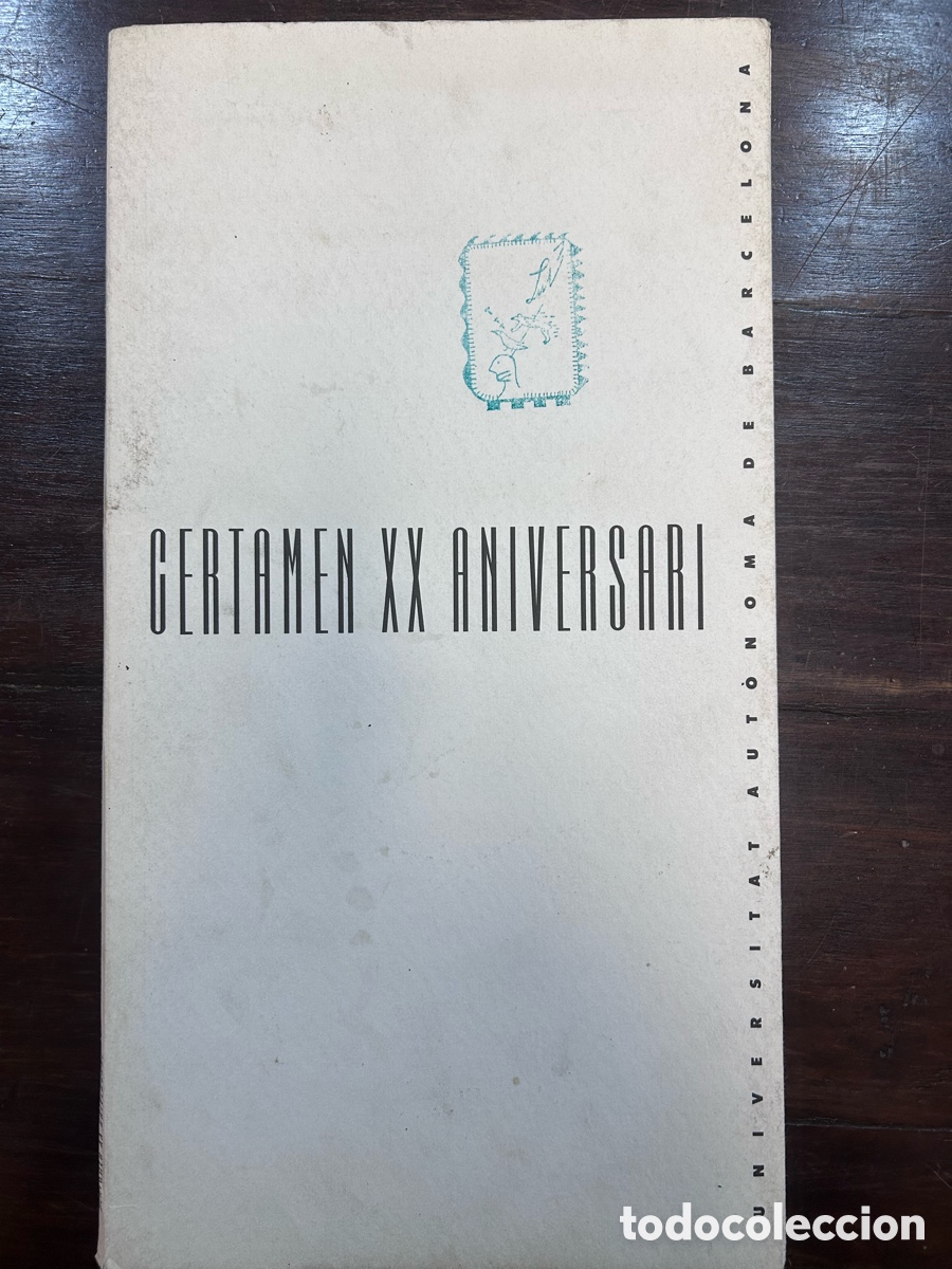 Arte: Certamen XX aniversario. UAB. 1984