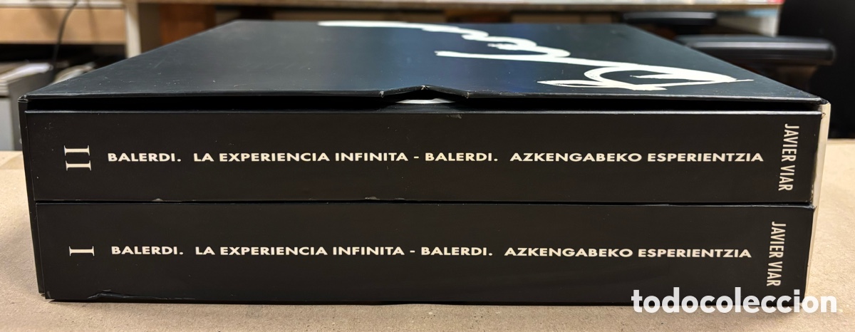 Kunst: BALERDI. LA EXPERIENCIA INFITA. JAVIER VIAR. ESPECTACULAR CAT&Aacute;LOGO EXPOSICI&Oacute;N 1993. 2 TOMOS.