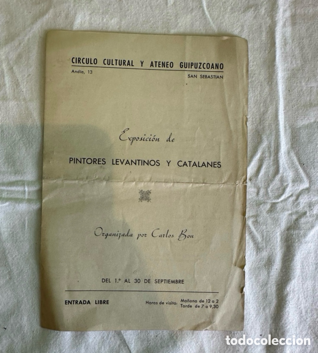 Arte: Exposici&oacute;n de PINTORES LEVANTINOS Y CATALANES.