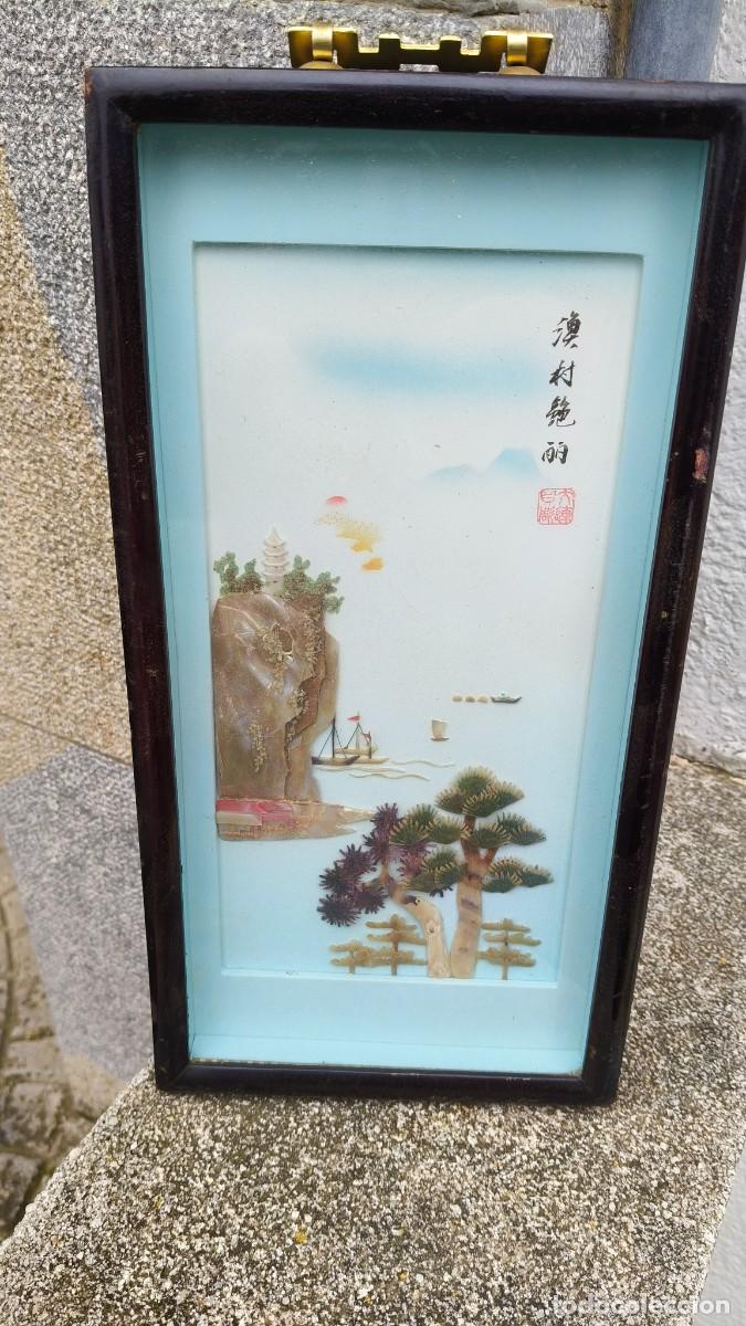 Arte: Tableau chinois sculpture en relief