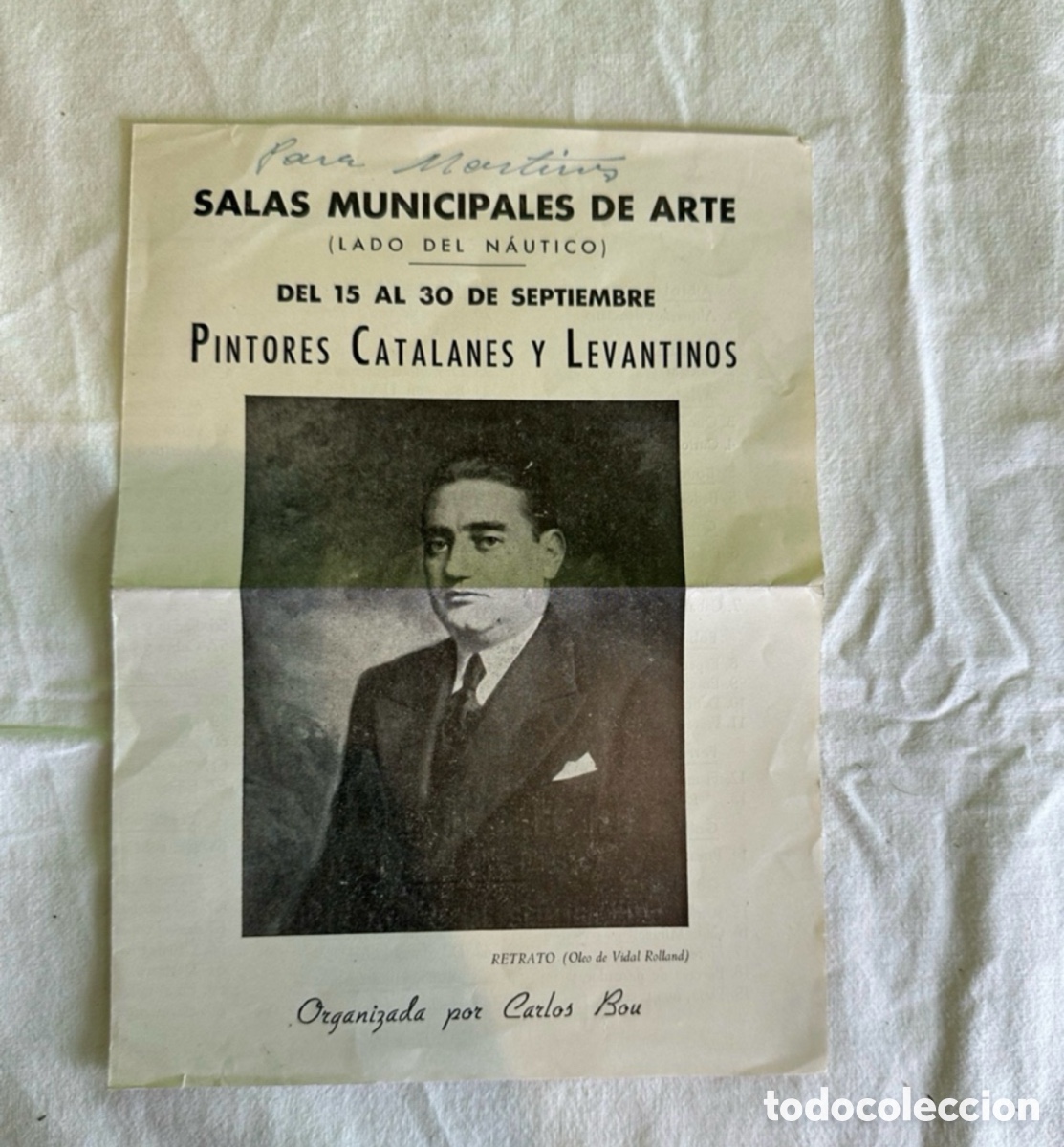 Art: SALAS MUNICIPALES De CARLOS BOU ARTE PINTORES CATALANES Y LEVANTINOS.