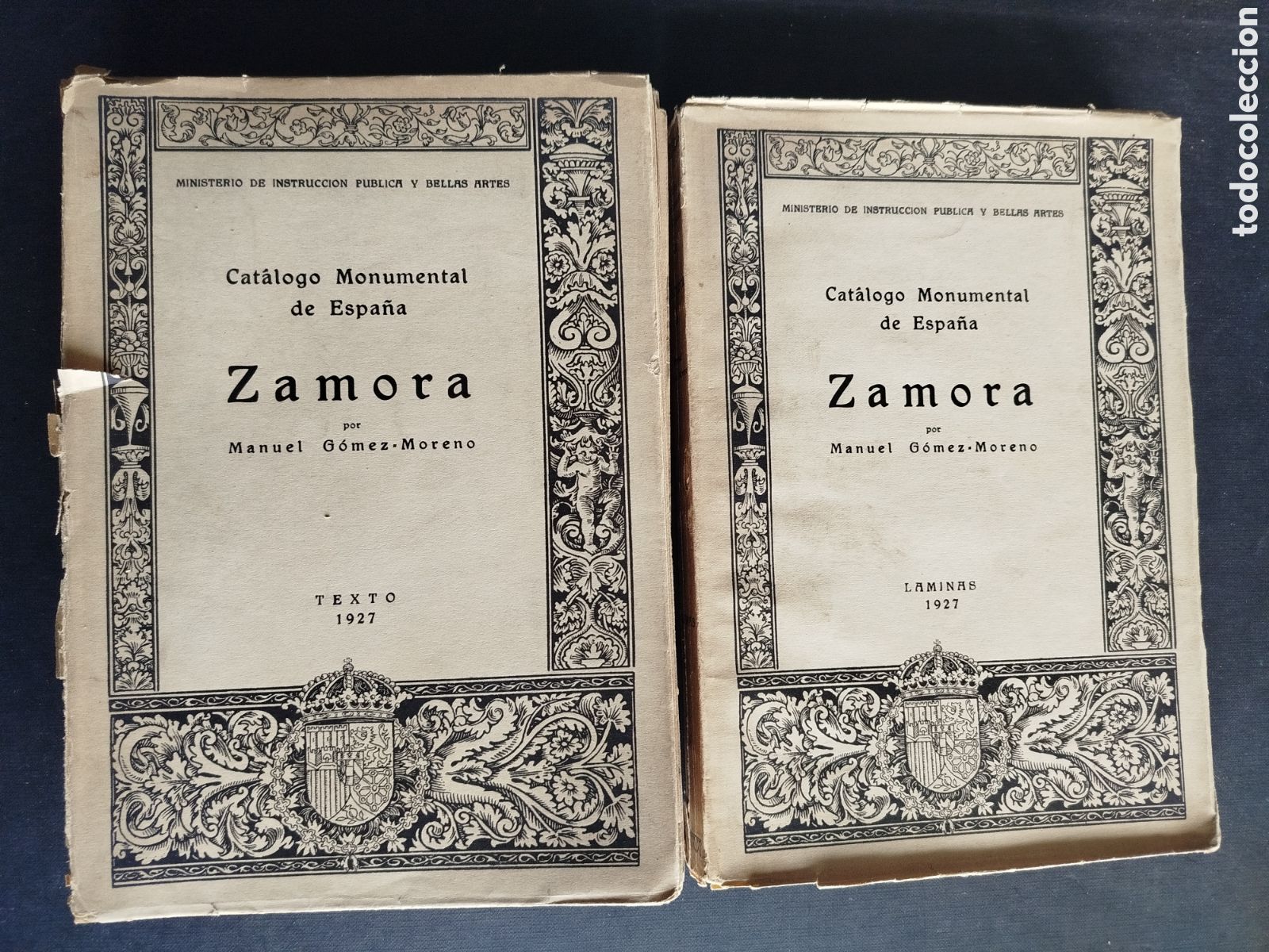 Arte: CATALOGO MONUMENTAL DE ESPA&Ntilde;A ZAMORA 2TOMOS TEXTO Y LAMINAS