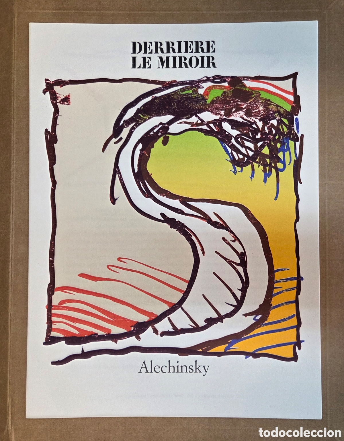 Arte: Pierre Alechinsky. Derri&egrave;re le Miroir, n&uacute;mero 247. 1981