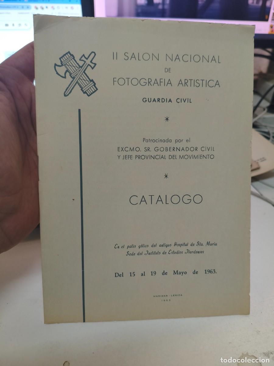 Arte: fotografia artistica guardia civil catalogo 1963 Instituto estudios ilerdenses.