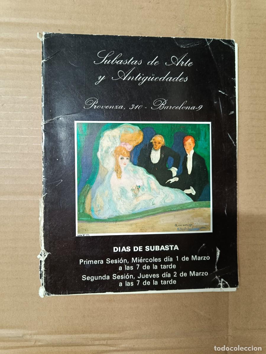 Arte: ANTIGUO CATALOGO DE SUBASTAS DE ARTE Y ANTIGUEDADES, BARCELONA -P3