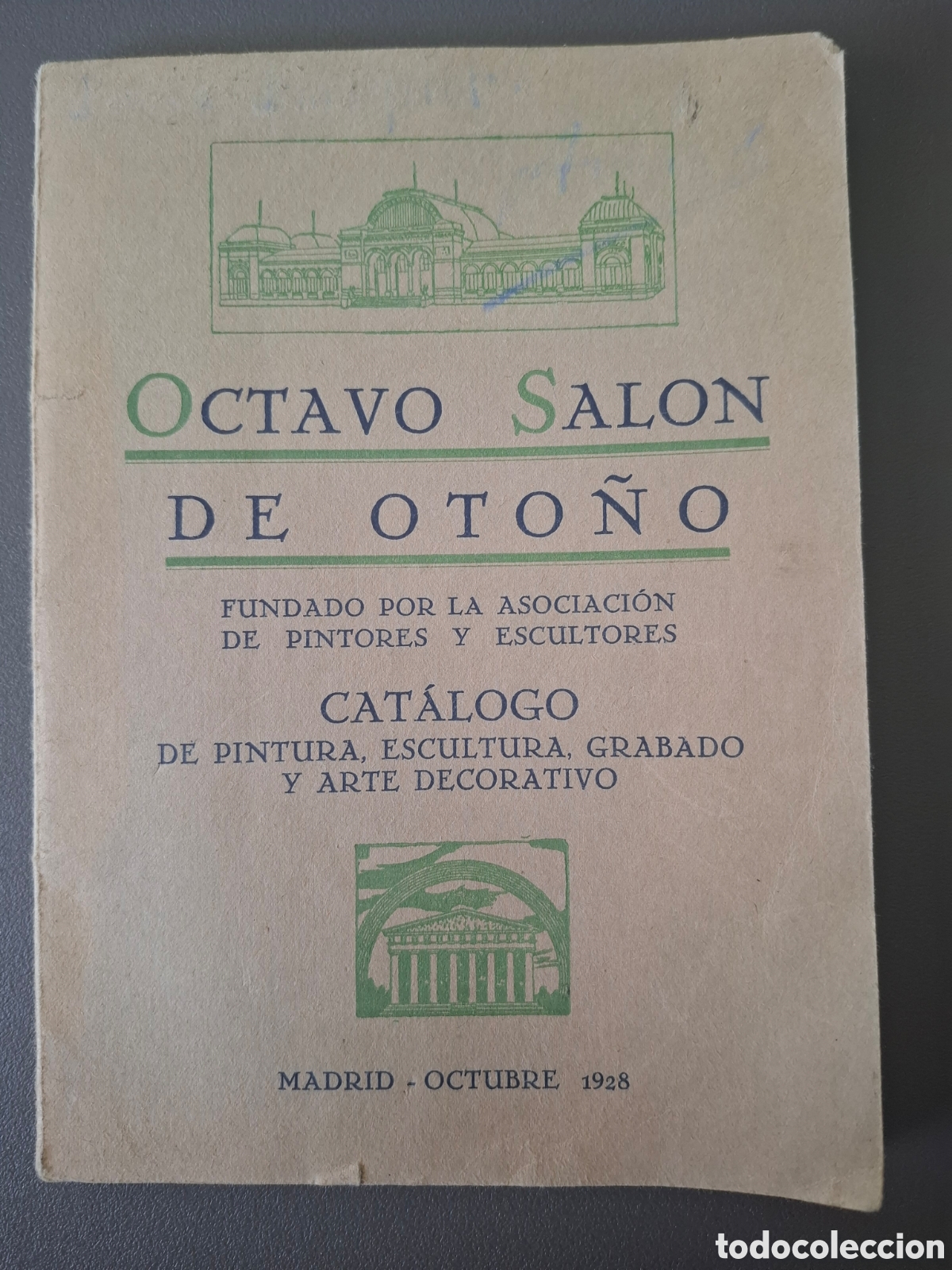 Arte: Octavo Sal&oacute;n de Oto&ntilde;o - Cat&aacute;logo pintura, escultura grabado y arte decorativo - 1928