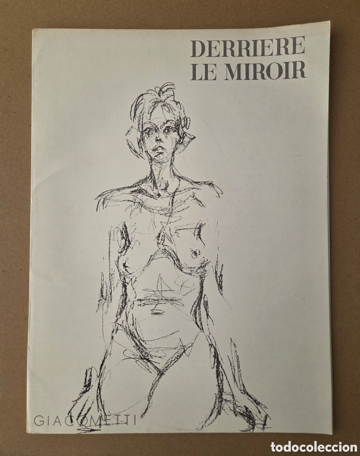 Arte: Alberto Giacometti. Derriere Le Miroir N&deg; 127. 1961