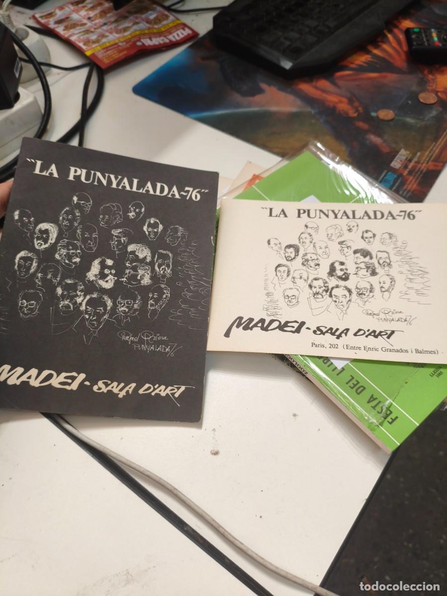 Arte: La Punyalada 76 i els seus artistes Madei sala d&rsquo;art. Cat&agrave;leg exposici&oacute; 1976 Enric Jard&iacute; + Targeta