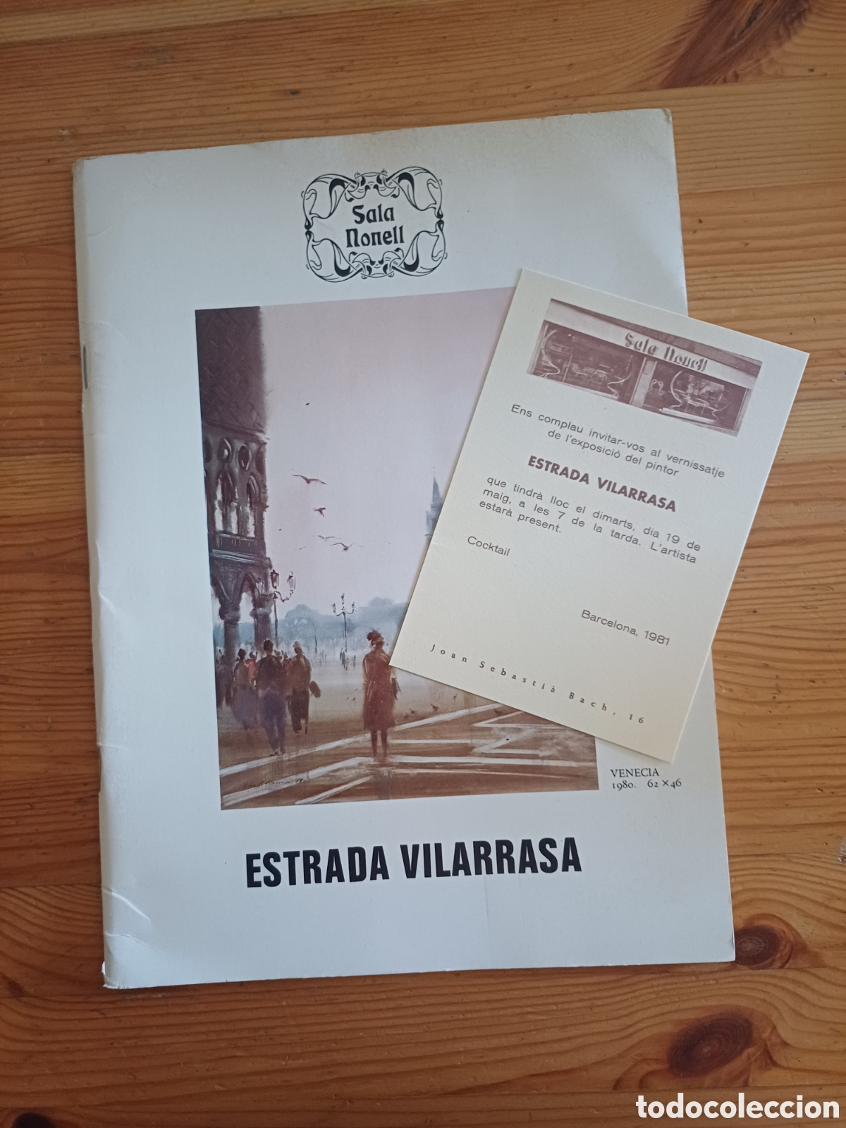 Arte: Estrada Vilarrassa Sala Nonell Invitaci&oacute;n y catalogo