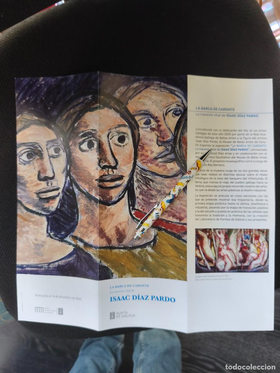 Arte: Tr&iacute;ptico de Isaac D&iacute;az Pardo la barca de caronte , exposici&oacute;n en el museo de belas artes da coru&ntilde;a
