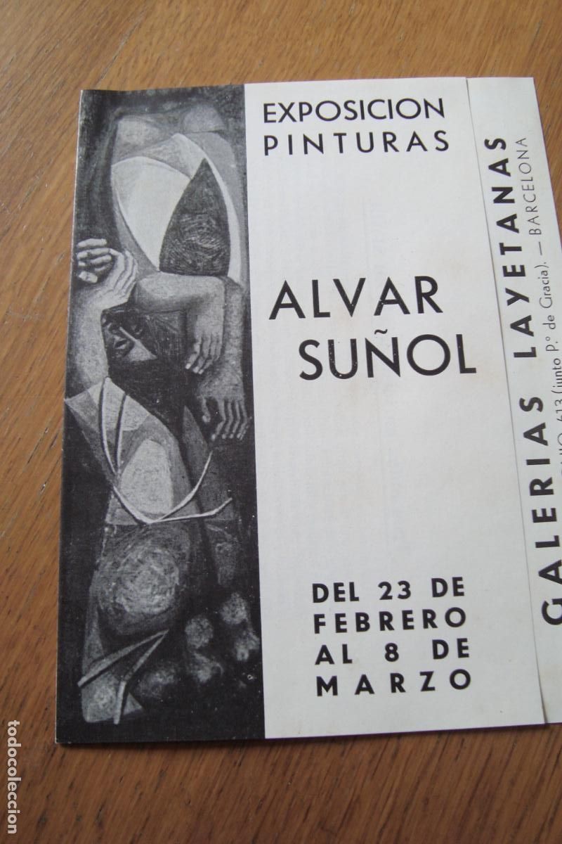 Arte: EXPOSICION PINTURAS ALVAR SU&Ntilde;OL. GALERIAS LAYETANAS BARCELONA