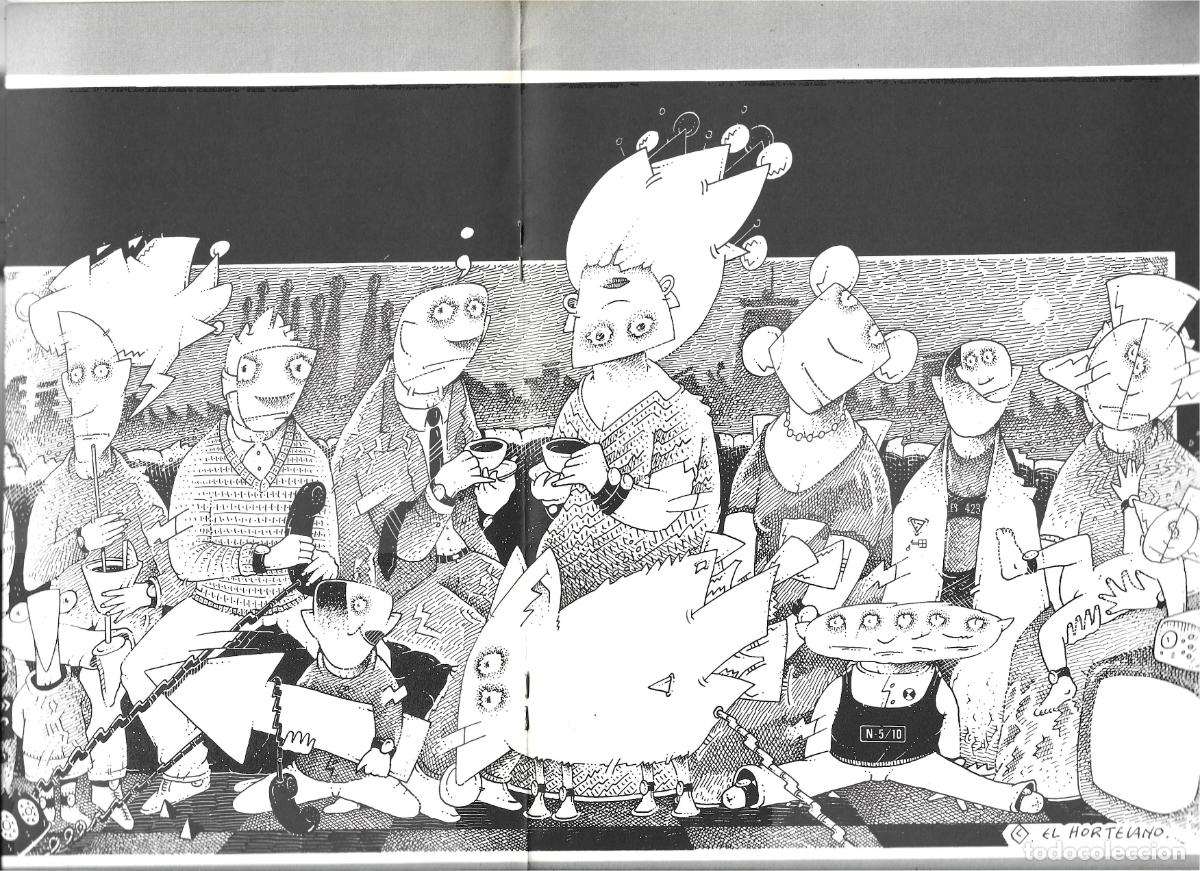 Arte: LA MOVIDA MADRILE&Ntilde;A-EL HORTELANO BOCETOS PARA MODA-EL PORTAFOLIO 1979 EDITA EL HORTELANO
